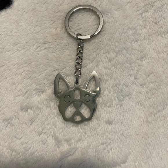 Silver Dog Keychain - Picture 2 of 5